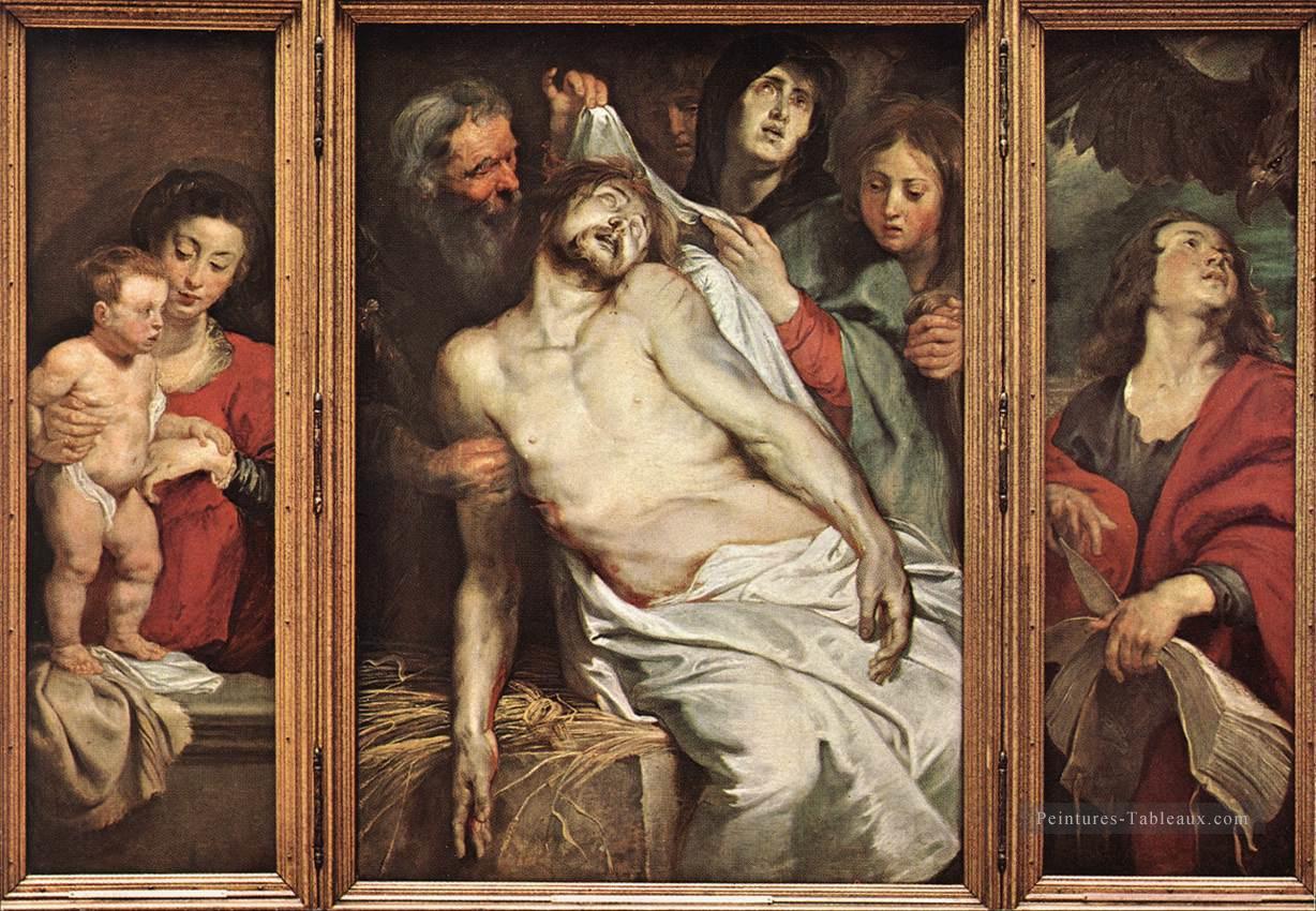 Lamentation du Christ Baroque Peter Paul Rubens Peintures à l'huile